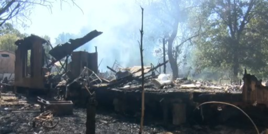 Rebecca Conklin and family displaced after house fire in Leola