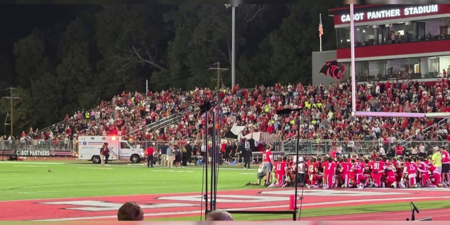 Three medical emergencies end football game early in Cabot