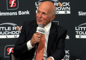 John Tyson discusses Arkansas athletics at Little Rock Touchdown Club