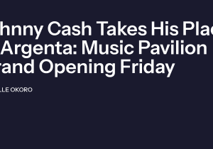 Johnny Cash Takes His Place in Argenta: Music Pavilion Grand Opening Friday in North Little Rock