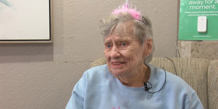 Mary Johnson celebrates her 100th birthday in Little Rock