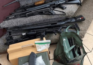 Two Arrested in Stockton After Deputies Find a Stolen Truck, Drugs and Guns