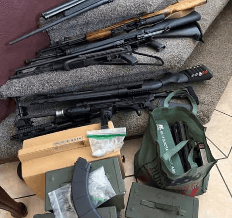 Two Arrested in Stockton After Deputies Find a Stolen Truck, Drugs and Guns